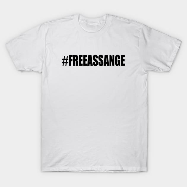 FREE ASSANGE T-Shirt by Milaino